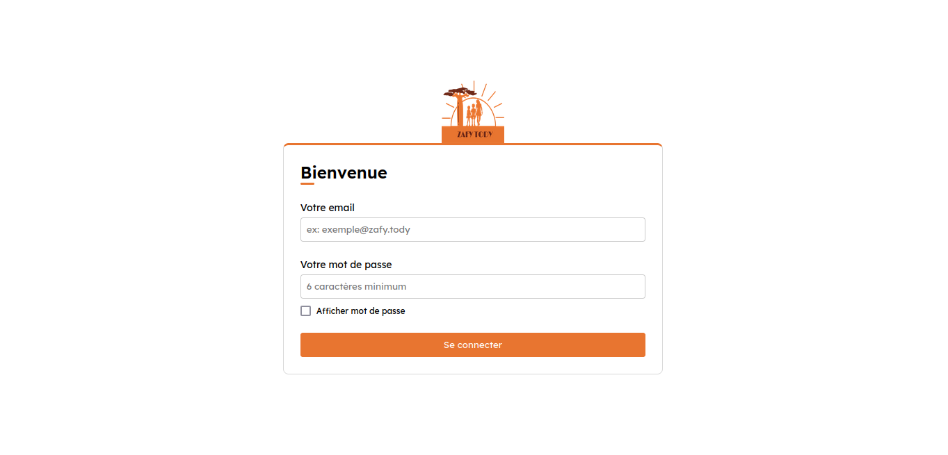 Zafytody Online (Web Application)